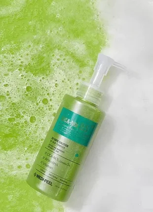 Очищающий кисневий засіб medi-peel phyto cica-nol b5 aha bha vitamin o2 deep cleanser