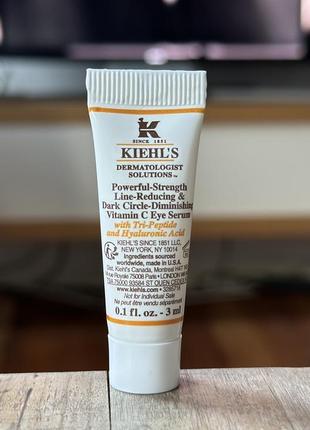 Kiehl’s powerful strength line reducing concentrate eye kiehls концентрат против морщин для кожи вокруг глаз, 3 ml.1 фото
