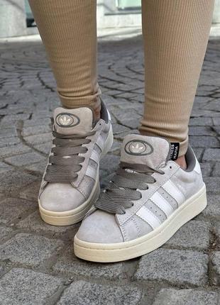 Кросівки жіночі adidas campus grey 00s1 фото