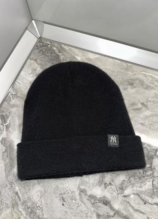 Шапка шапочка черная зима теплая6 фото