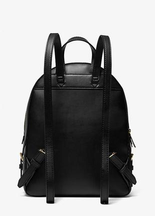 Чорний рюкзак michael kors jaycee medium pebbled leather backpack оригінал4 фото
