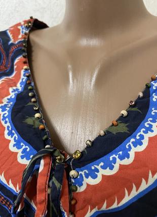 Шелковое платье-туника с украшением juicy couture4 фото