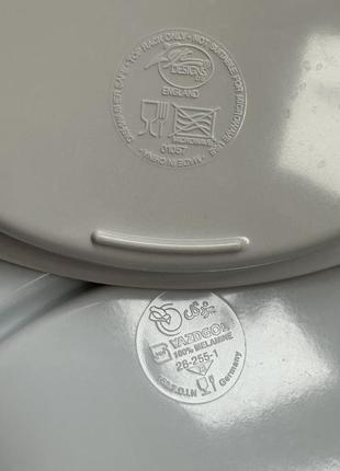 Набір дитячого посуду порційні тарілки меламін виделка чашка