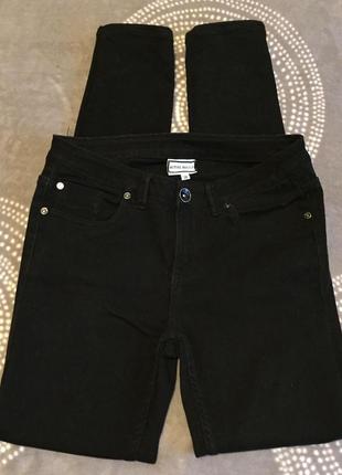 Actual basics женские базовые джинсы сигары скины черные5 фото
