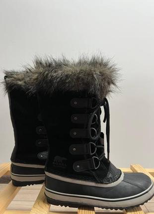 Женские зимние термо обуви ботинки sorel 40.5 26.5cm кожа4 фото