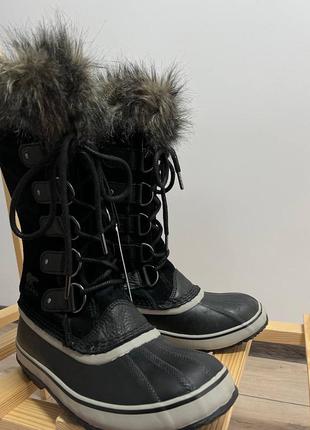 Женские зимние термо обуви ботинки sorel 40.5 26.5cm кожа10 фото