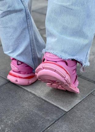 Balenciaga track 3.0 pink, кросівки, кроссовки9 фото