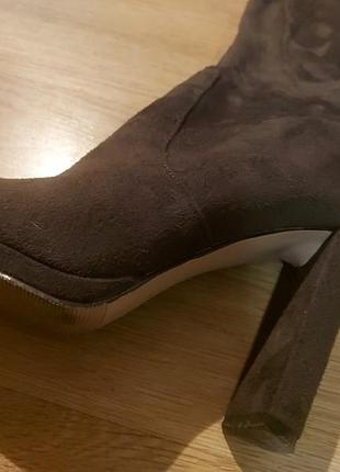 Дуже гарні чоботи-панчохи( ботфорти), 37р.2 фото