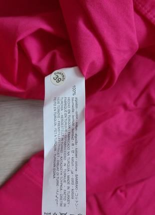 Рубашка поплин розовая oversize комплект рубашка шорты xs s m zara 2298/1189 фото