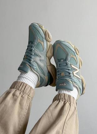 Модные женские кроссовки new balance 9060 blue haze3 фото