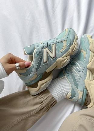 Модные женские кроссовки new balance 9060 blue haze2 фото