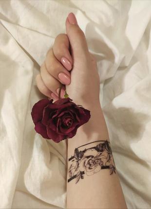 Временные тату, татушки, тату, переводки, тату с цветами