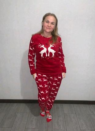 Пижама женская батал в двух цветах3 фото
