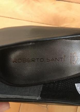 Кожаные туфли лодочки roberto santi3 фото