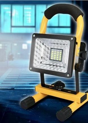 Ліхтар переносний прожектор 100w/20 led flood light outdoor bl2044 фото