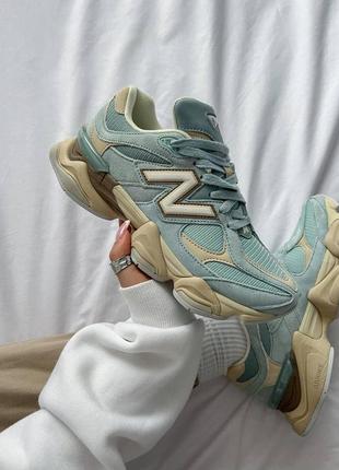 Модные женские кроссовки new balance 9060 blue haze8 фото