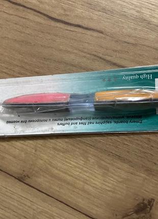 Пилочка для нігтів баф тригранний 6 пилочок для полірування нігтів2 фото