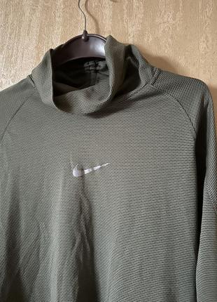 Спортивный лонгслив, кофта nike wunning aeroreact long sleeve grey размер s4 фото