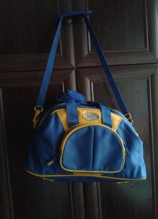 Спортивная сумка из неопрена для бассейна  сине-желтая roosac tula англия унисекс2 фото