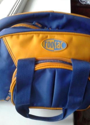 Спортивная сумка из неопрена для бассейна  сине-желтая roosac tula англия унисекс5 фото