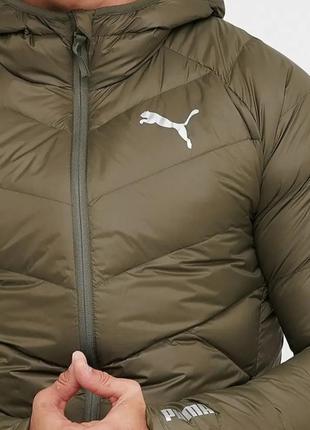 Куртка чоловіча puma pwrwarm packlite hd 600 down jacket оригінал5 фото