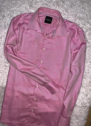 Стильная винтажная мужская рубашка в полоску классика lindbergh оригинал