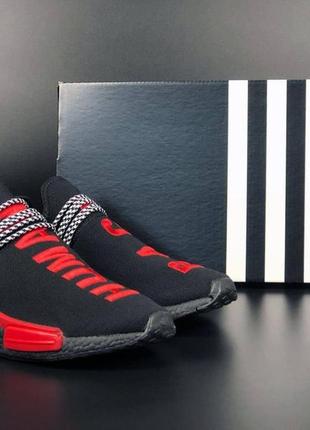 Кроссовки  adidas nmd human race черные модные беговые кроссовки текстиль3 фото