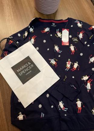 Новогодняя пижама marks &amp; spencer3 фото