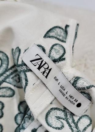 Платье с вышивкой zara7 фото