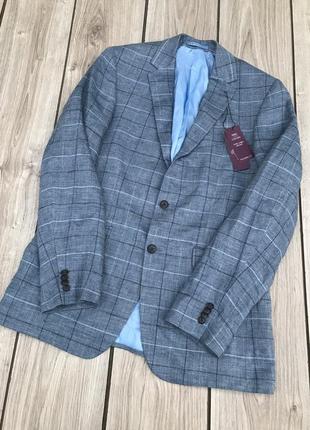 Пиджак marks & spencer льняной жакет h&m лун блейзер zara m&s limited edition luxury стильный актуальный тренд