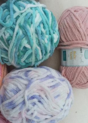 Детская плюшевая пряжа для носочков, шубок