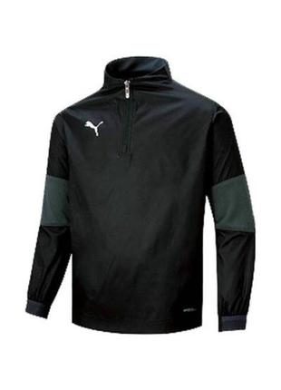 Дитяча чорна спортивна вітровка-світшот на хлопчика від puma  вітровка куртка курточка