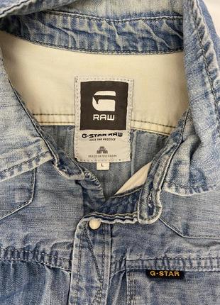 Сорочка джинсова g star raw3 фото