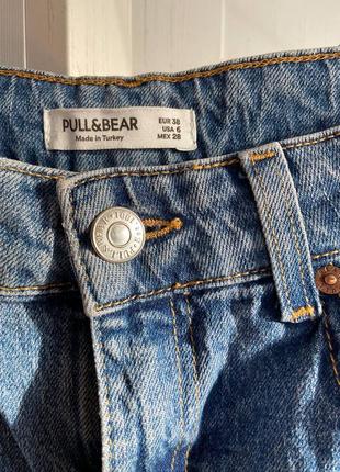 Розкльошені джинси-труби pull&bear, джинси з високою посадкою7 фото