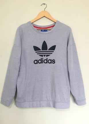 Стильный лонгслив кофта adidas оригинал свитшот р. m-l7 фото