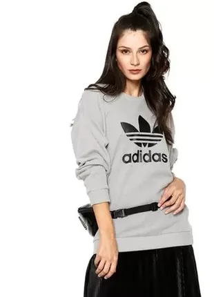 Стильный лонгслив кофта adidas оригинал свитшот р. m-l10 фото