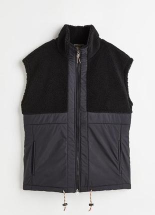 Жилетка жилётка флісова фліс тедді h&m hm 0903998003 оригінал ✅  xs s m l xl xxl