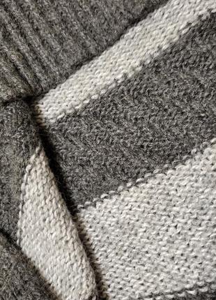Пуловер вовна светр в смужку безрукавка шерстяной свитер жилет джемпер6 фото