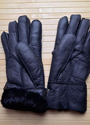 Кожаные перчатки на меху sansibar by lidl