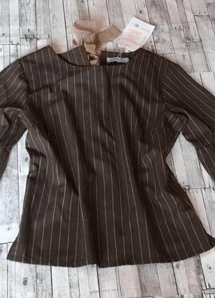 Красивая брендовая блузка, шерсть - lakerta™ турция m-l4 фото