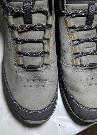 Ecco biom - кожаные водостойкие ботинки3 фото