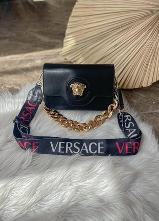 Женская сумка versace cnain black