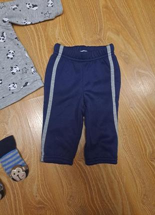 Комплект кофта штаны и носки  для малыша 3-6месяцев4 фото