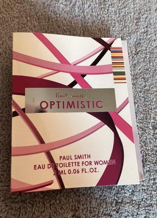 Paul smith optimistic for women новый пробник 2мл1 фото