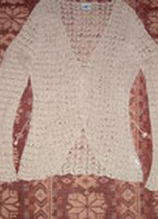Ажурна кофтинка. розмір 48-52