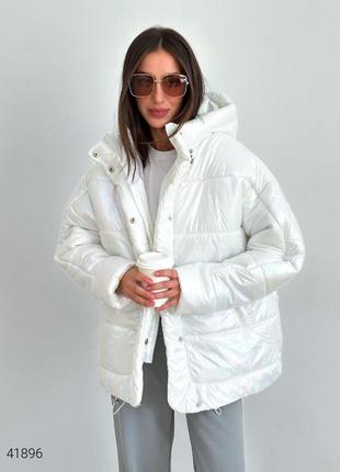 Зимовий пуховик куртка зимняя женская1 фото