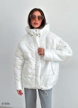 Зимовий пуховик куртка зимняя женская3 фото