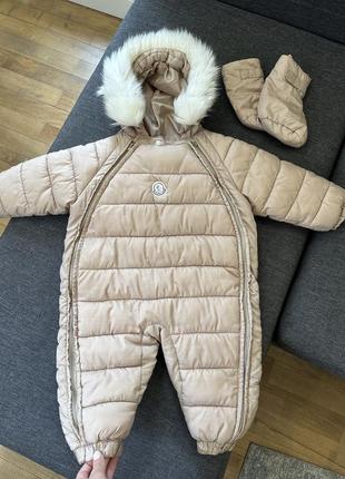 Дитячий зимовий комбінезон moncler оригінал