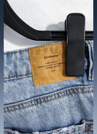 Джинсы широкие с высокой посадкой stradivarius denim jeans3 фото