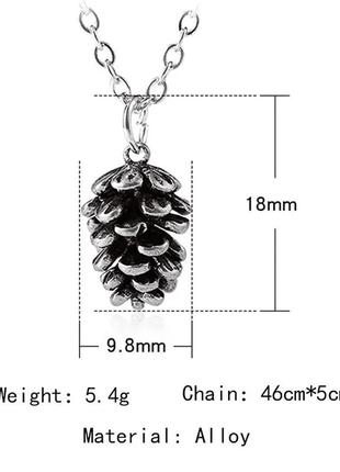 Детализированный кулон сосновая шишечка4 фото